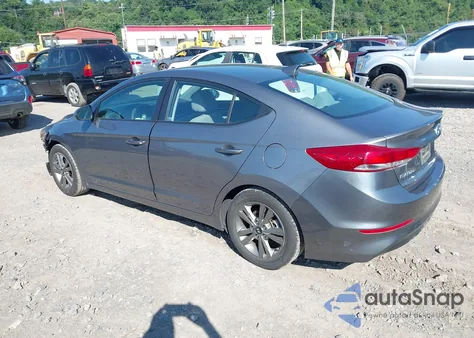 2018 Hyundai Elantra Sel из США, поврежденный, VIN 5NPD84LF4JH248063